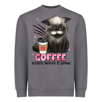 Storm coffee because murder is wrong grumpy cat Heavyweight Sweatshirt - JahusDesignShop