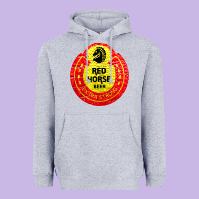 Red Horse Heavyweight Hoodie Designed By Artisfamous