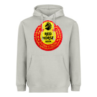 Moon Dust red horse Heavyweight Hoodie - artisFamous
