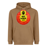 Toasted Coconut red horse Heavyweight Hoodie - artisFamous