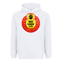 White red horse Heavyweight Hoodie - artisFamous