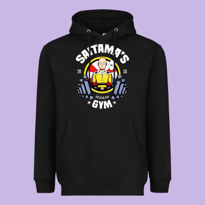 Anime Gym Heavyweight Hoodie Designed By Artisfamous