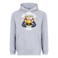 Heather Grey anime gym Heavyweight Hoodie - artisFamous