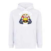 White anime gym Heavyweight Hoodie - artisFamous