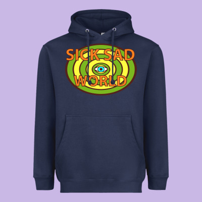 Sick Sad World Heavyweight Hoodie Designed By Artisfamous