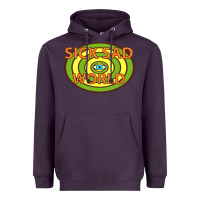 Plum sick sad world Heavyweight Hoodie - artisFamous