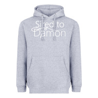 Heather Grey sired to damon Heavyweight Hoodie - artisFamous