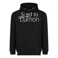 Black sired to damon Heavyweight Hoodie - artisFamous