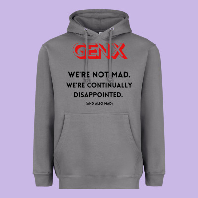 Genx Were Not Mad Heavyweight Hoodie Designed By Artisfamous