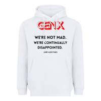 White genx were not mad Heavyweight Hoodie - artisFamous