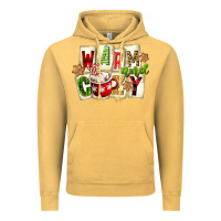 Vintage Mustard warm and cozy hot cocoa Vintage Hoodie - FaDigitalArtStudio
