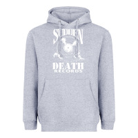 Heather Grey sudden death records Heavyweight Hoodie - artisFamous