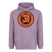 Lavender trojann records est 1968 Heavyweight Hoodie - artisFamous
