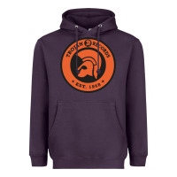 Plum trojann records est 1968 Heavyweight Hoodie - artisFamous