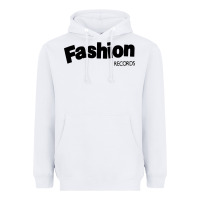 White fashion records Heavyweight Hoodie - artisFamous