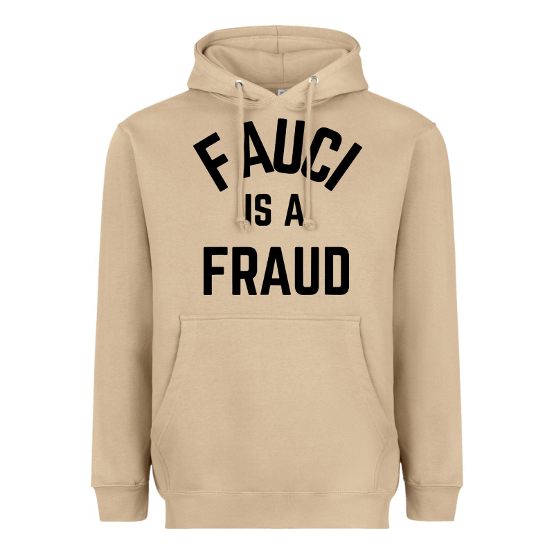 Fauci Is A Fraud Heavyweight Hoodie by artisFamous | Teevron