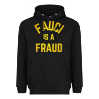 Black fauci is a fraud Heavyweight Hoodie - artisFamous