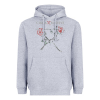 Heather Grey circa survive Heavyweight Hoodie - artisFamous