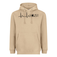 Mushroom house music heartbeat Heavyweight Hoodie - artisFamous