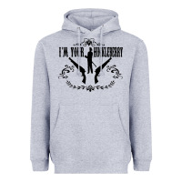 Heather Grey i'm your huckleberry Heavyweight Hoodie - artisFamous