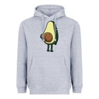 Heather Grey funny fruit avocado Heavyweight Hoodie - artisFamous