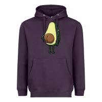 Plum funny fruit avocado Heavyweight Hoodie - artisFamous