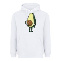 White funny fruit avocado Heavyweight Hoodie - artisFamous