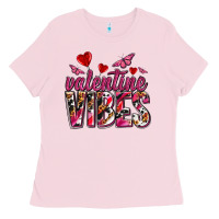Valentine Vibes Olivia Ladies Tee | Teevron
