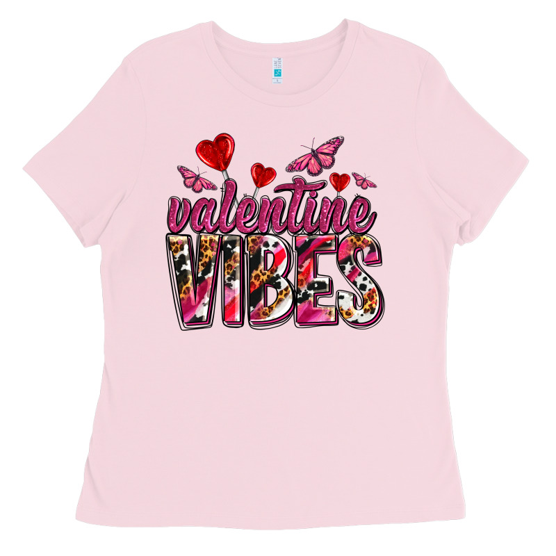 Valentine Vibes Olivia Ladies Tee by OliviaCreatesArt | Teevron