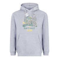 Heather Grey the ain't fast club Heavyweight Hoodie - artisFamous