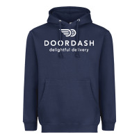Navy doordash Heavyweight Hoodie - artisFamous