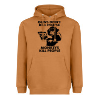 Meerkat guns dont kill people Heavyweight Hoodie - artisFamous