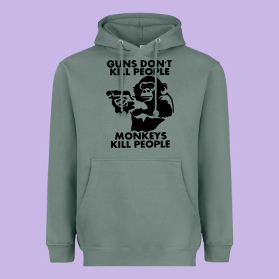 Guns Dont Kill People Heavyweight Hoodie Designed By Artisfamous