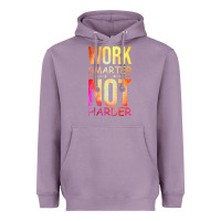 Lavender work smarter not harder Heavyweight Hoodie - artisFamous