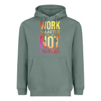 Sage work smarter not harder Heavyweight Hoodie - artisFamous