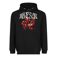 Black maneskin rock Heavyweight Hoodie - artisFamous