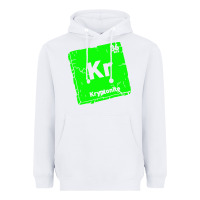 White kr kryptonite Heavyweight Hoodie - artisFamous