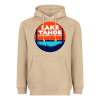Mushroom lake tahoe california Heavyweight Hoodie - artisFamous