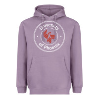 Lavender university of phoenix white red Heavyweight Hoodie - artisFamous