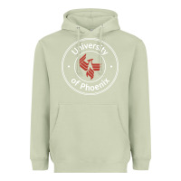 Matcha university of phoenix white red Heavyweight Hoodie - artisFamous
