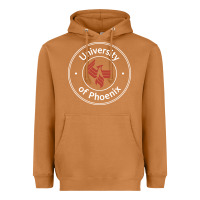 Meerkat university of phoenix white red Heavyweight Hoodie - artisFamous
