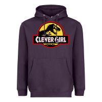 Plum clever girl Heavyweight Hoodie - artisFamous