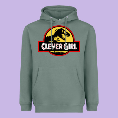 Clever Girl Heavyweight Hoodie Designed By Artisfamous