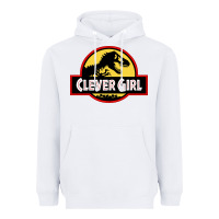White clever girl Heavyweight Hoodie - artisFamous