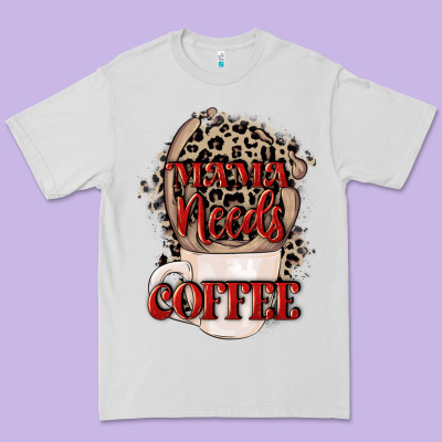 Mama Needs Coffee Mother's Day Premium Tee Designed By Cowgirlartshop