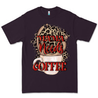 Plum Mama needs coffee Mother's Day Premium Tee - CowGirlArtShop