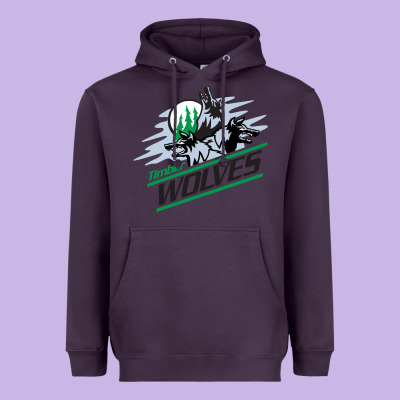 Timber Wolves Heavyweight Hoodie Designed By Artisfamous