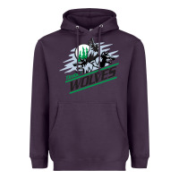 Plum timber wolves Heavyweight Hoodie - artisFamous