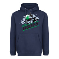 Navy timber wolves Heavyweight Hoodie - artisFamous
