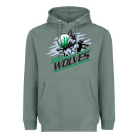 Sage timber wolves Heavyweight Hoodie - artisFamous